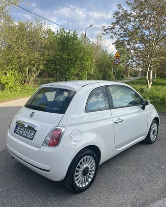 Fiat 500 cena 17800 przebieg: 159000, rok produkcji 2008 z Biała małe 301
